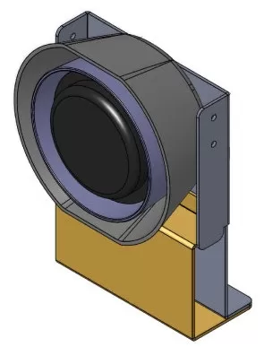 Ford Interceptor Speaker Bracket - D and R Electronics